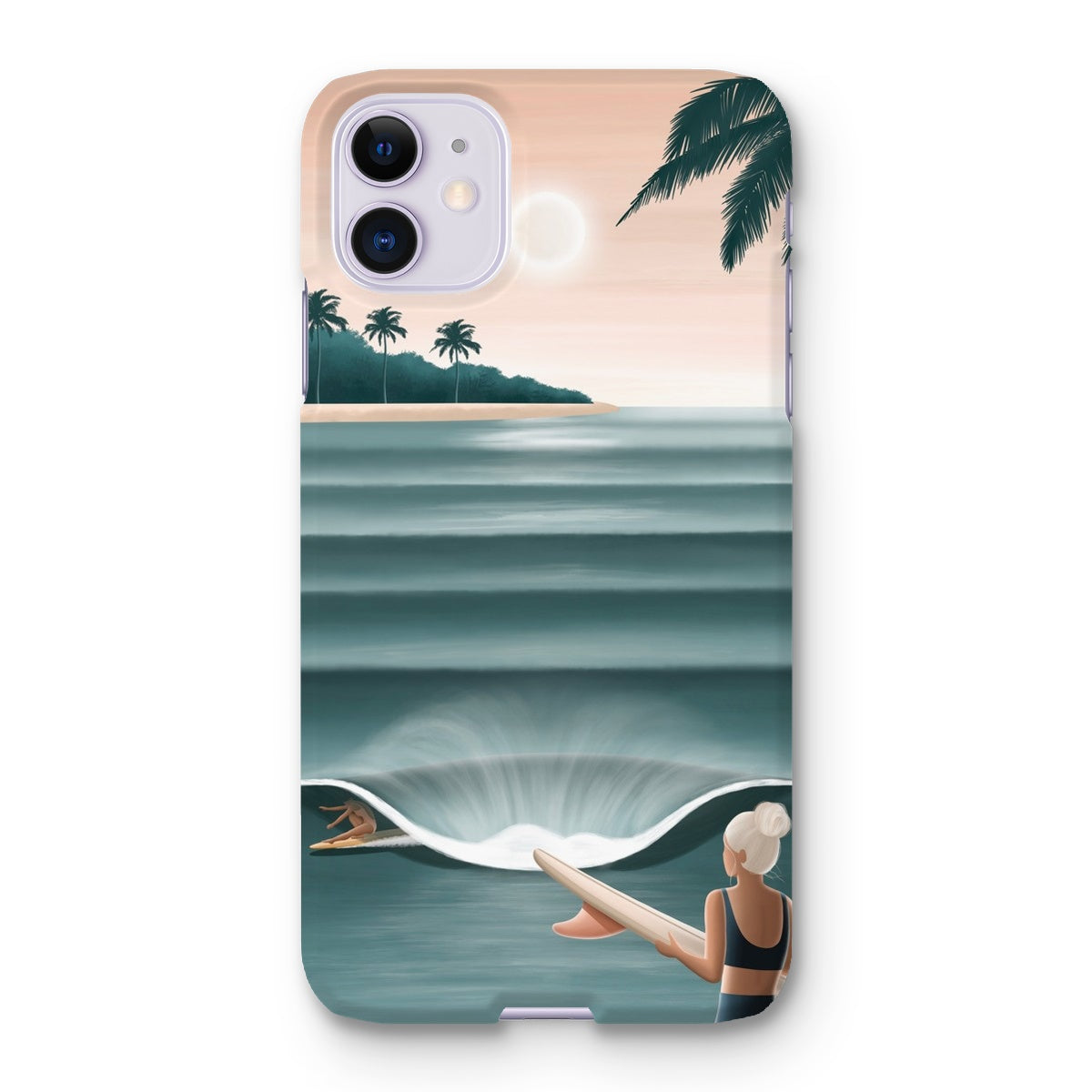 Dreamy lines slim phone case