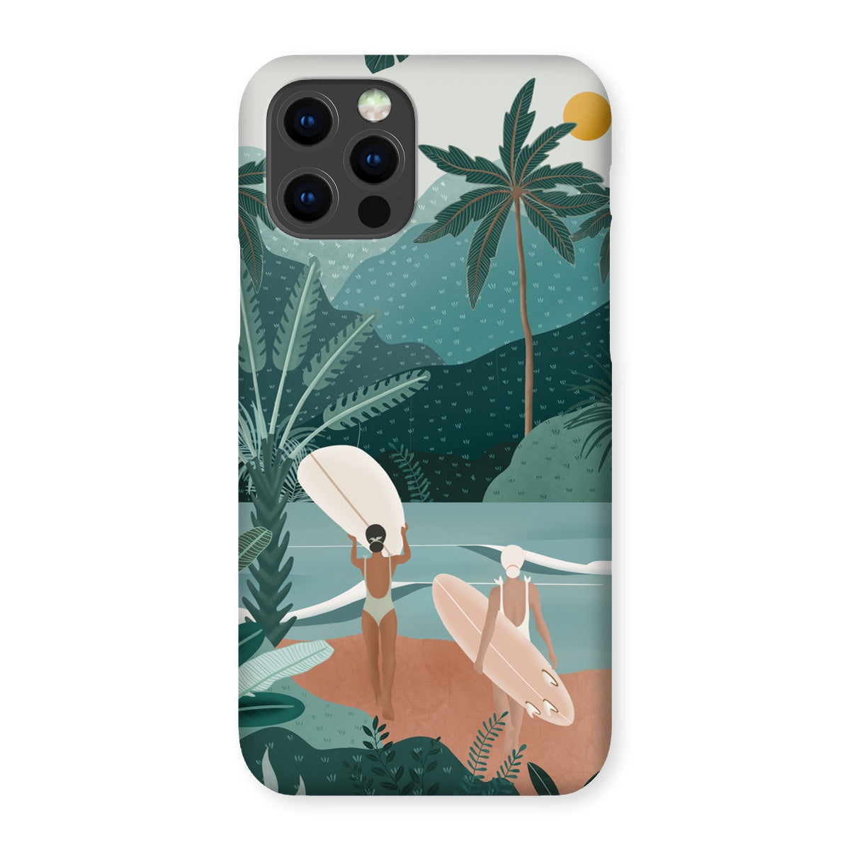 Jungle vibes sea slim phone case