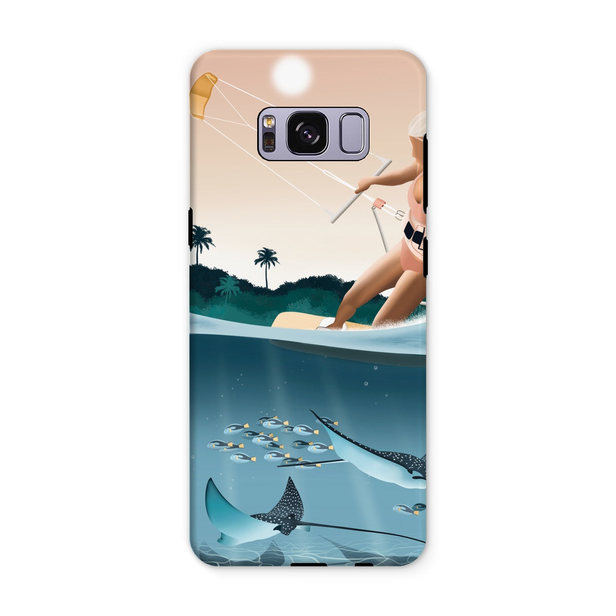 Coque de téléphone renforcée Kitesurf