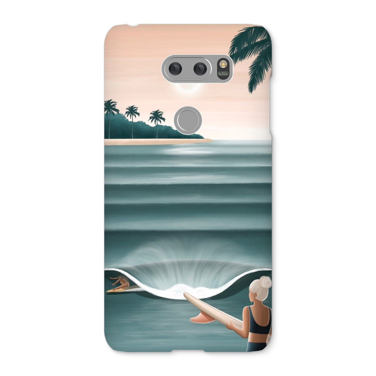 Dreamy lines slim phone case