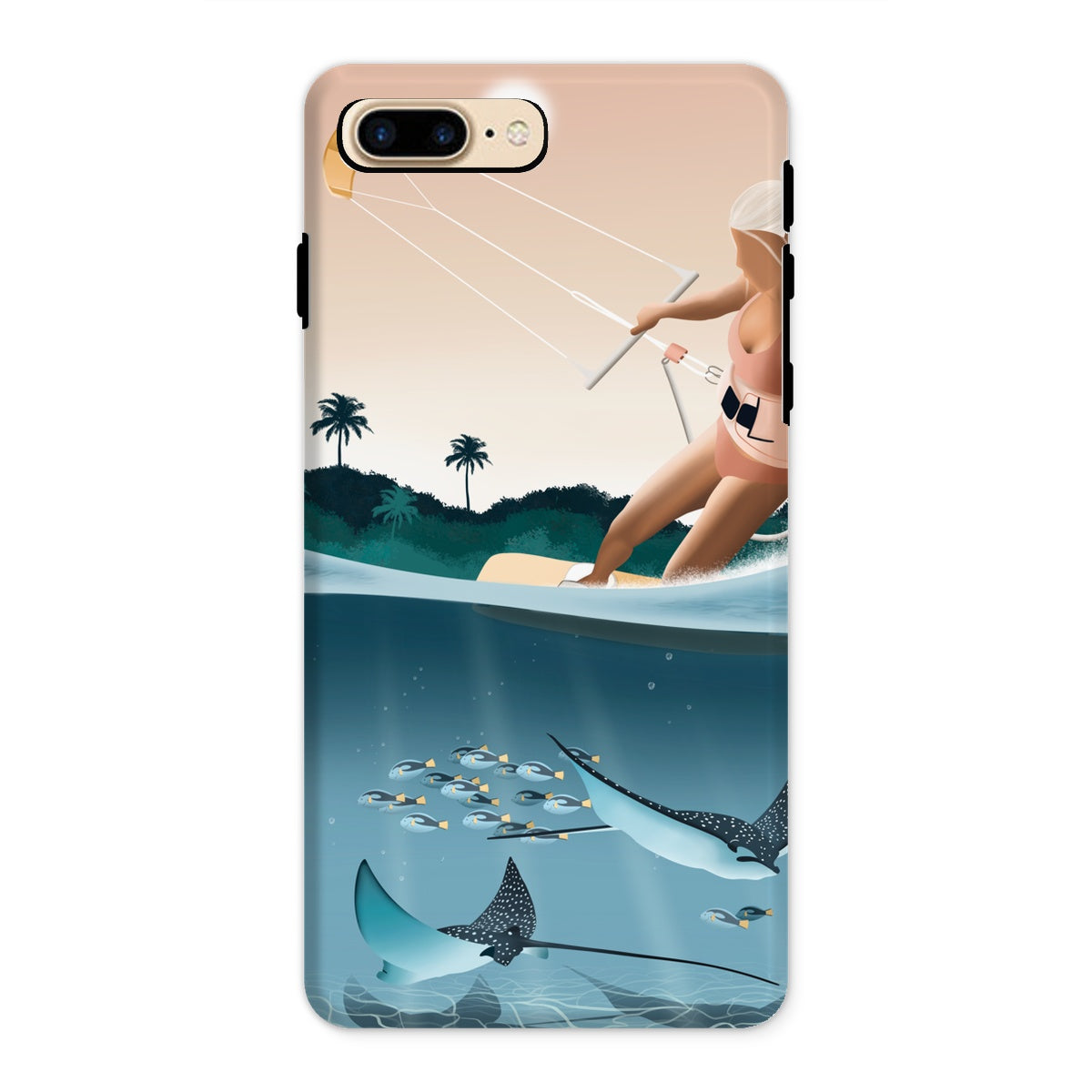 Coque de téléphone renforcée Kitesurf