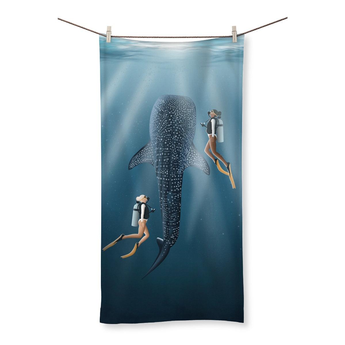 Scuba diving with friends Towel