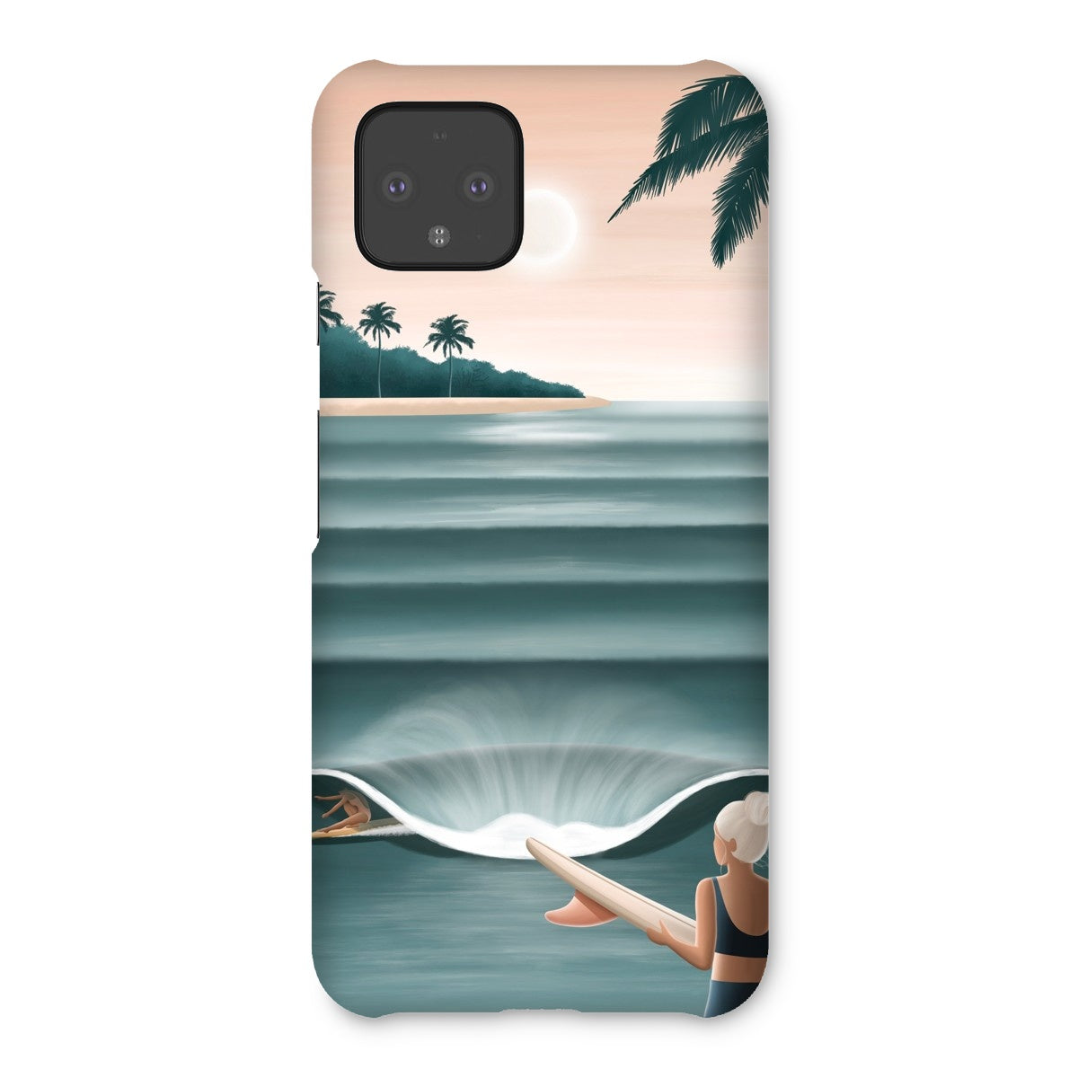 Dreamy lines slim phone case