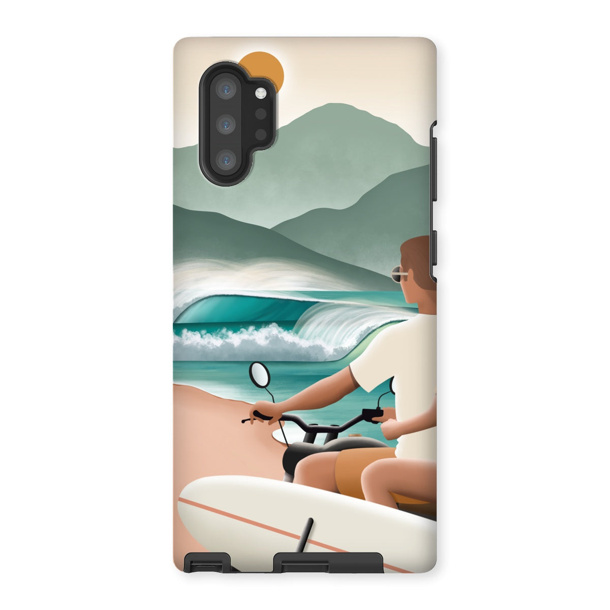 Surf love reinforced phone case