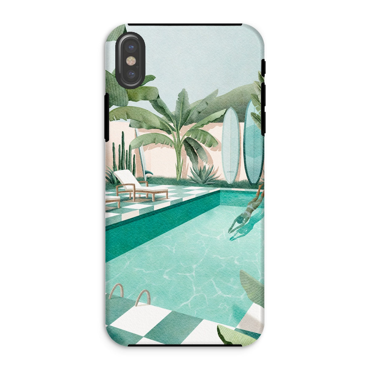 Coque de téléphone renforcée Tropical vibes