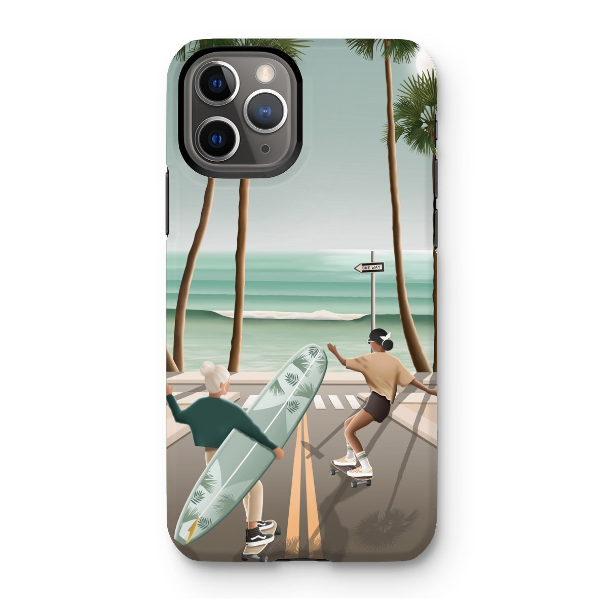 Coque de téléphone renforcée California vibes