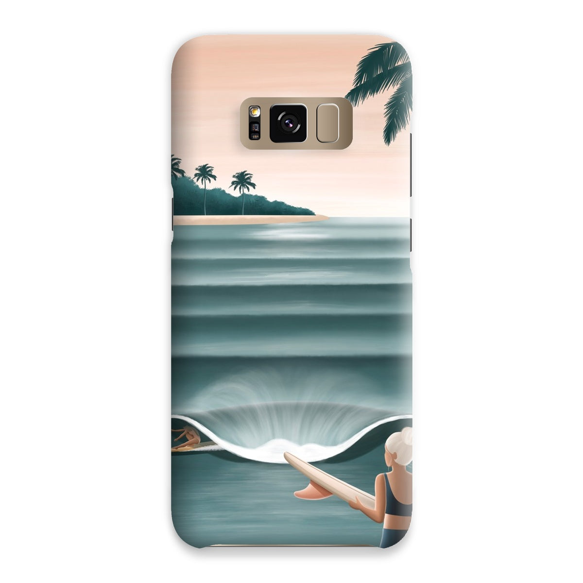 Dreamy lines slim phone case