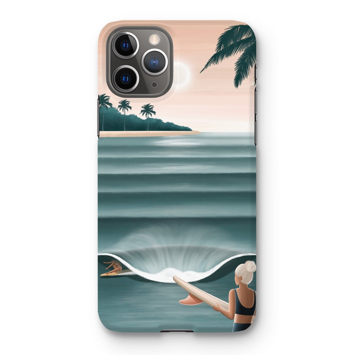 Dreamy lines slim phone case