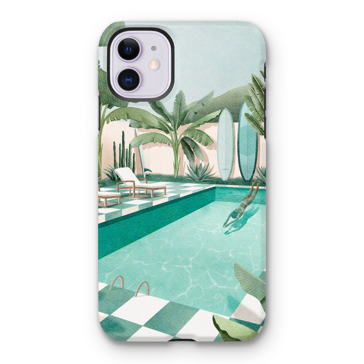 Coque de téléphone renforcée Tropical vibes