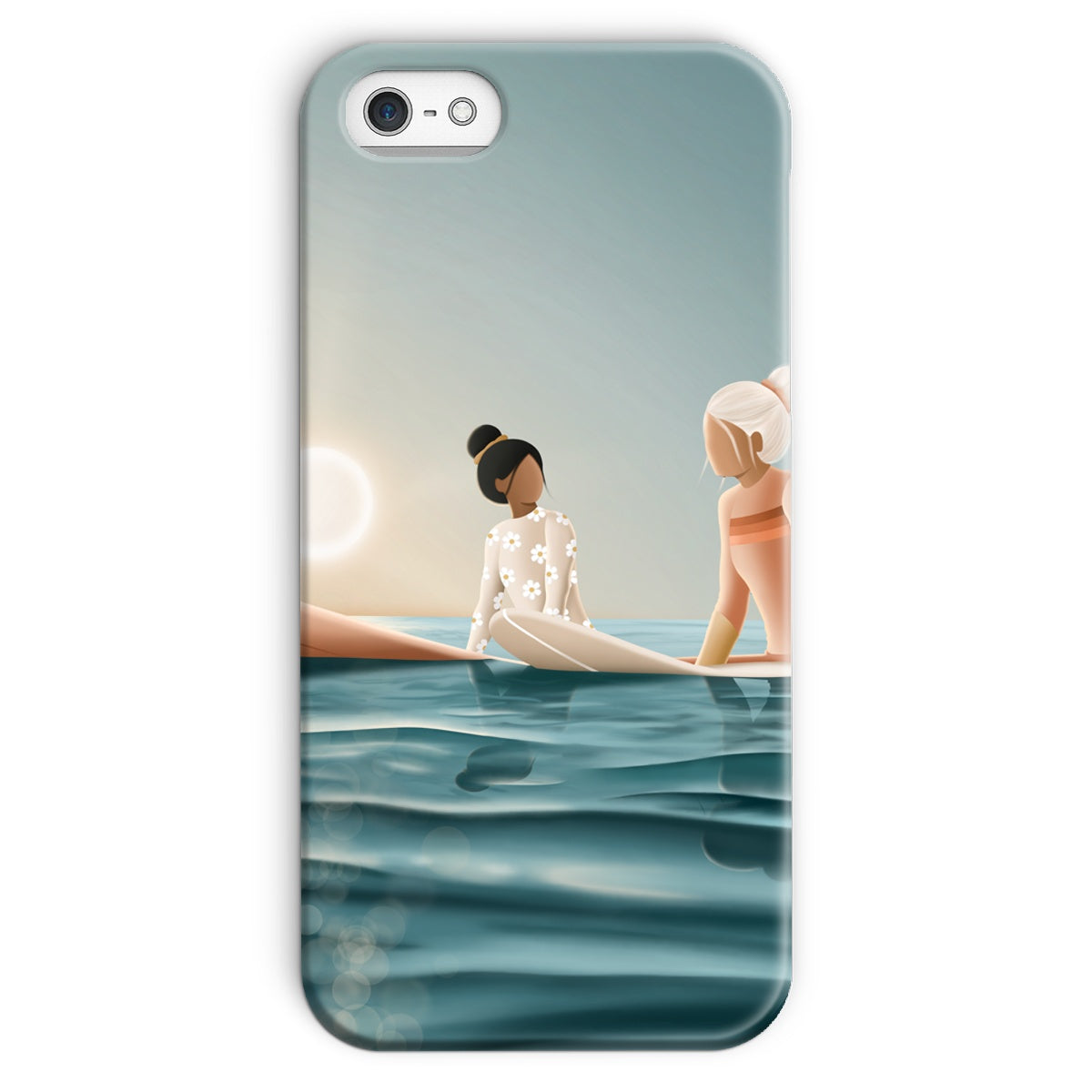 Slim Morning surf session phone case