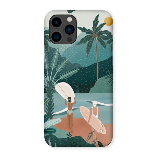 Jungle vibes sea slim phone case