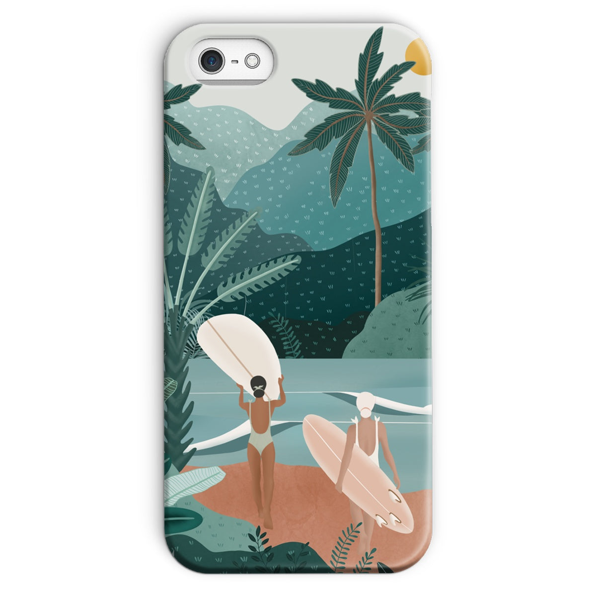 Jungle vibes sea slim phone case