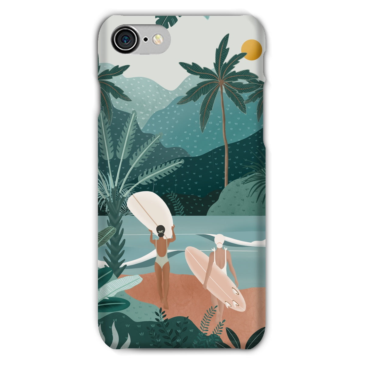 Jungle vibes sea slim phone case