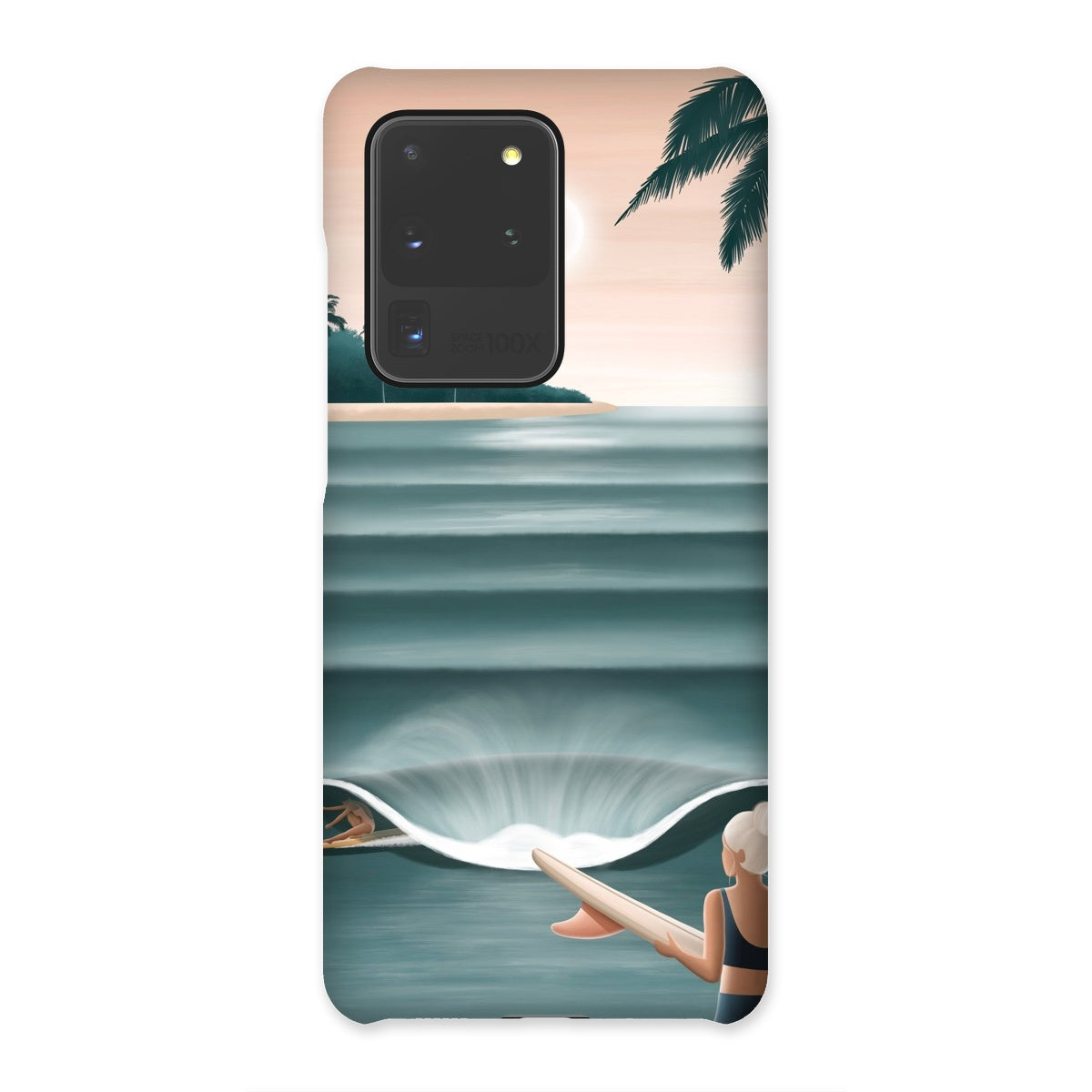 Dreamy lines slim phone case