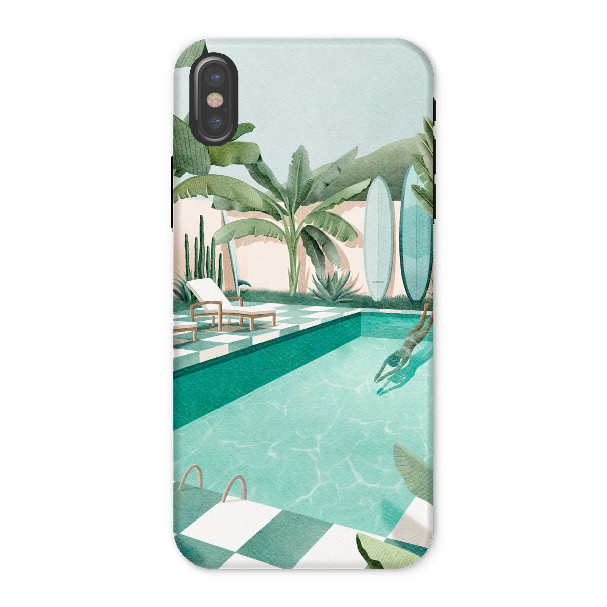 Coque de téléphone renforcée Tropical vibes