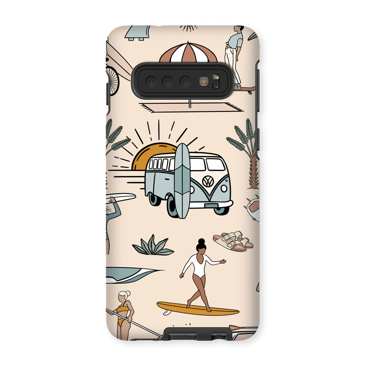 Coque de téléphone renforcée Tiny beach