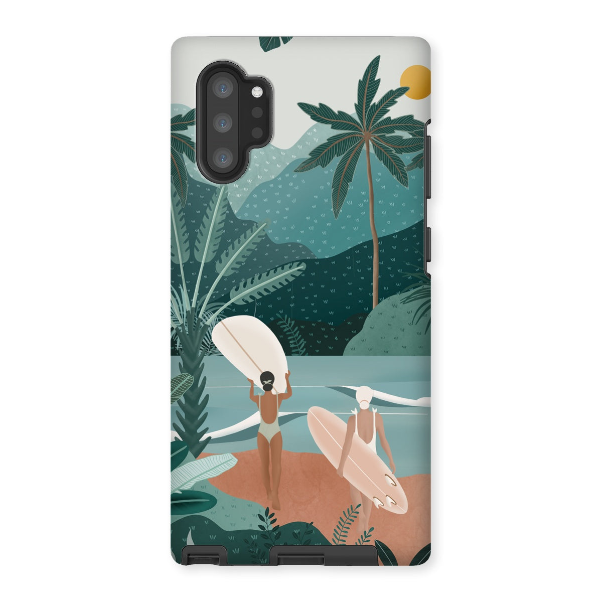 Funda para móvil reforzada Jungle vibes sea