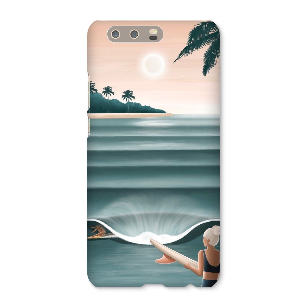 Dreamy lines slim phone case