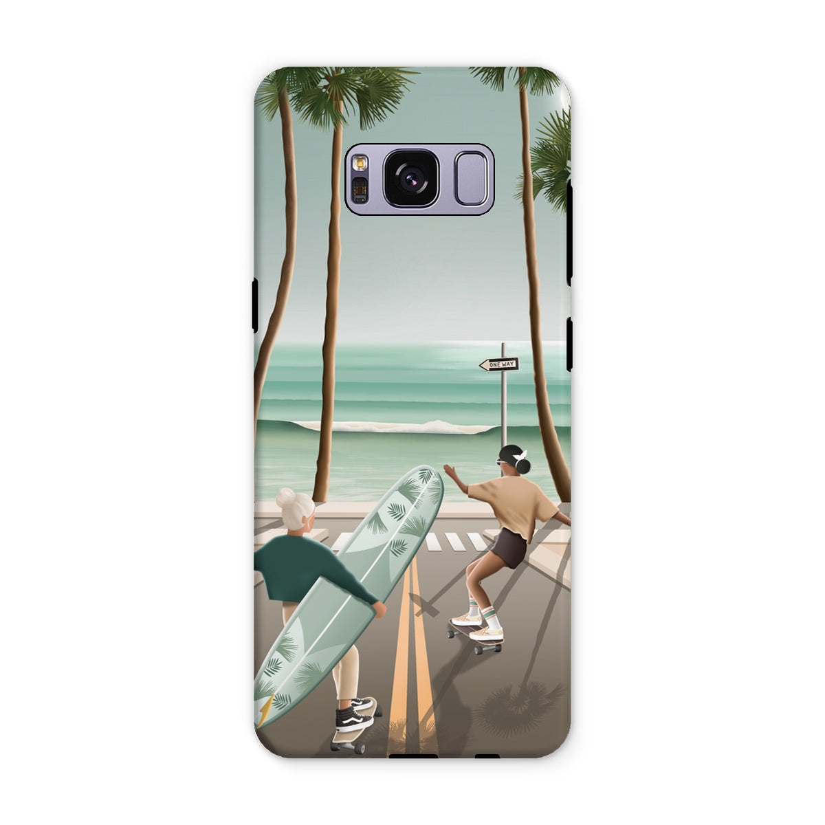 Coque de téléphone renforcée California vibes