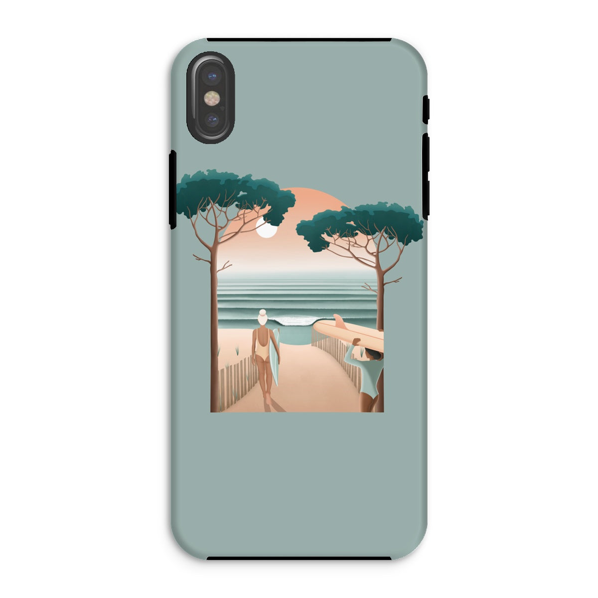 Coque de téléphone renforcée vue sur les Landes