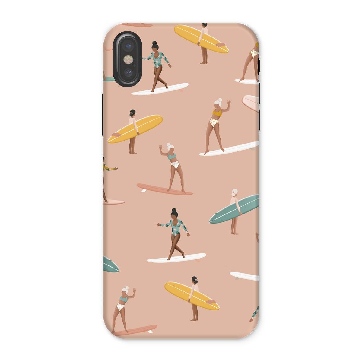 Surf pattern  Tough Phone Case