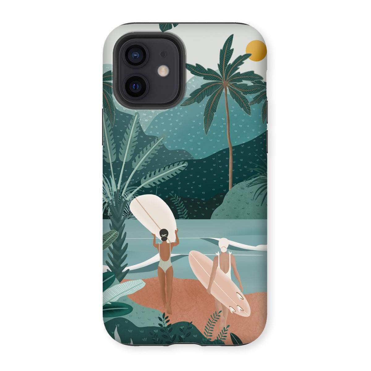 Funda para móvil reforzada Jungle vibes sea