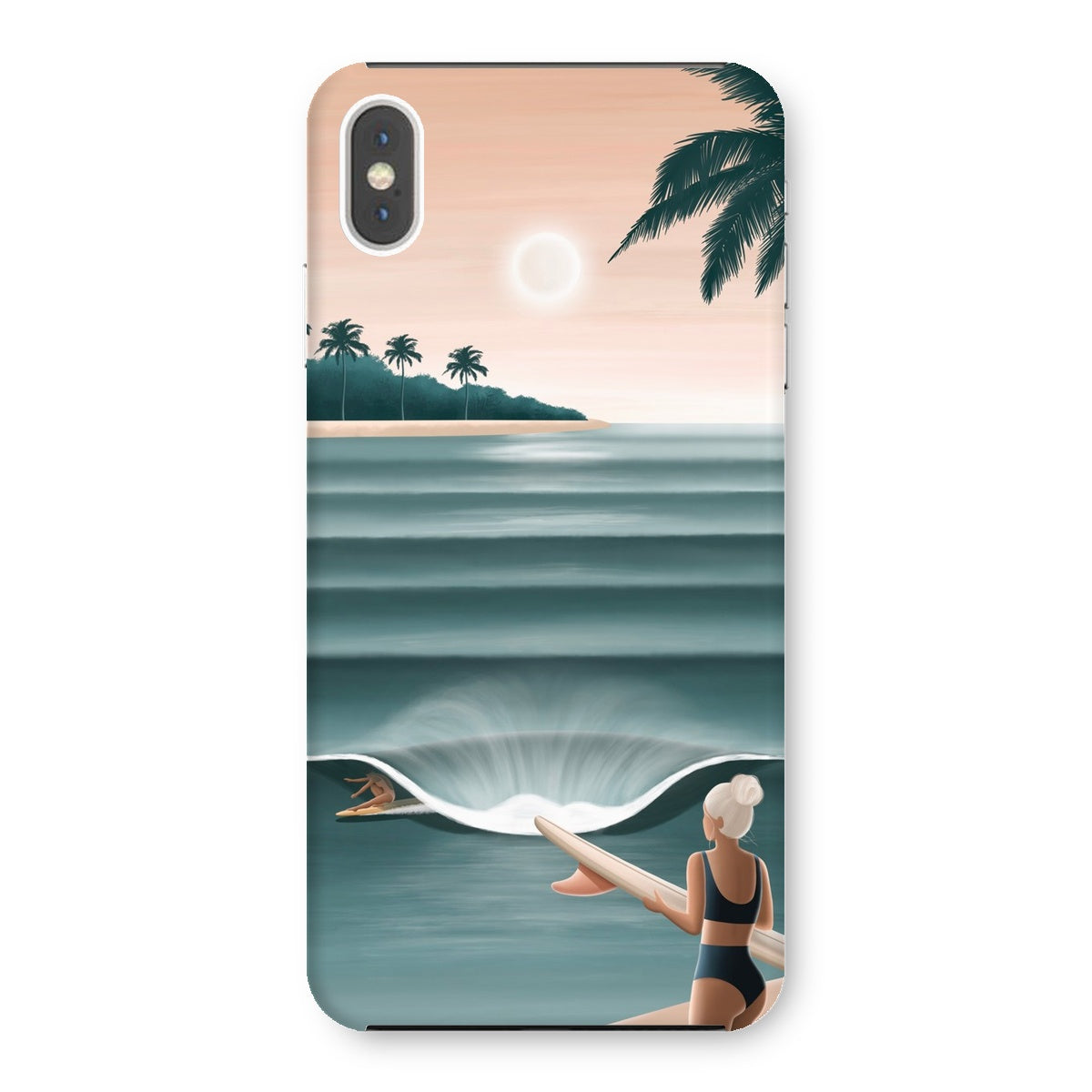 Dreamy lines slim phone case