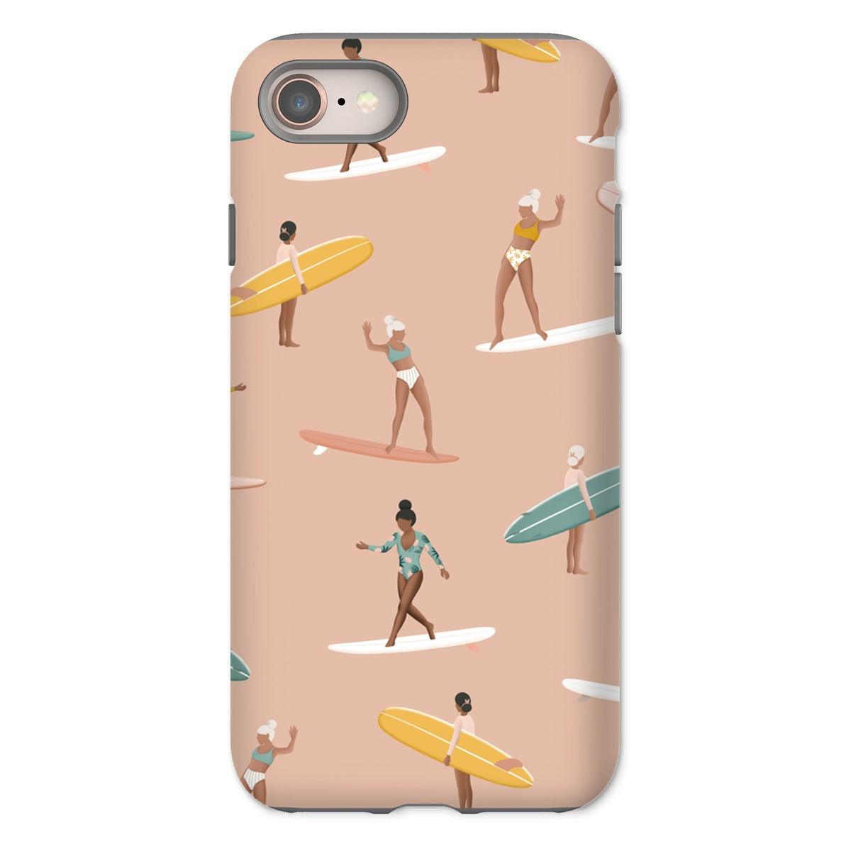 Surf pattern  Tough Phone Case