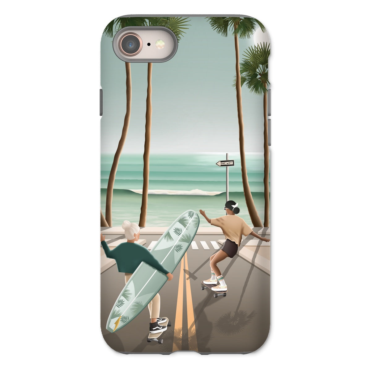 Coque de téléphone renforcée California vibes