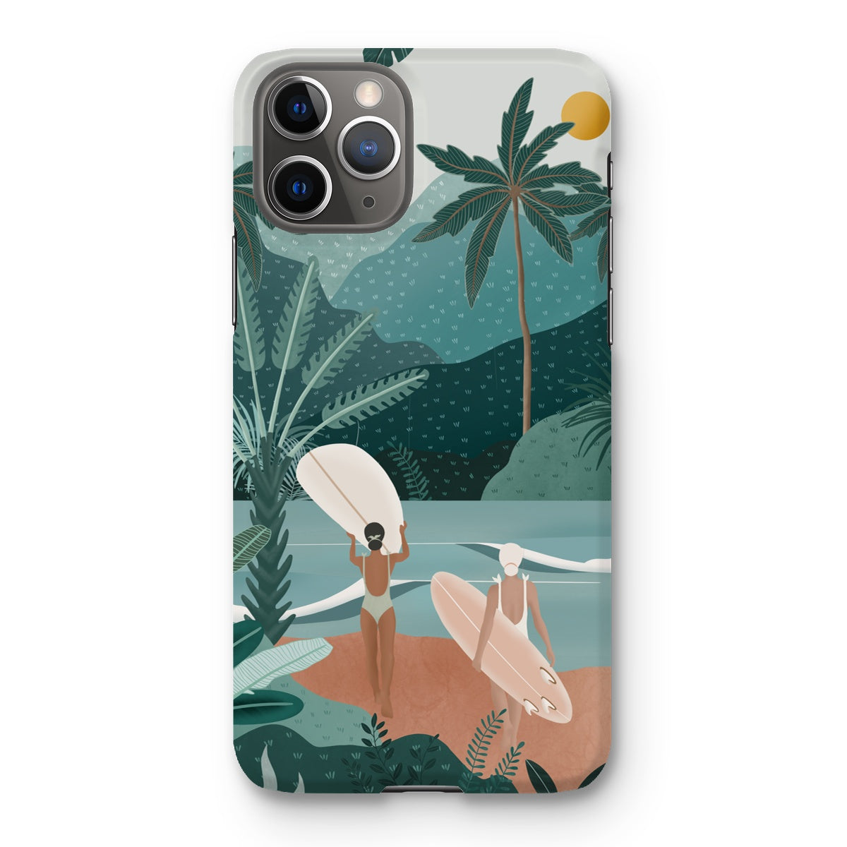 Jungle vibes sea slim phone case