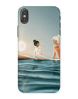 Morning surf session reinforced phone case