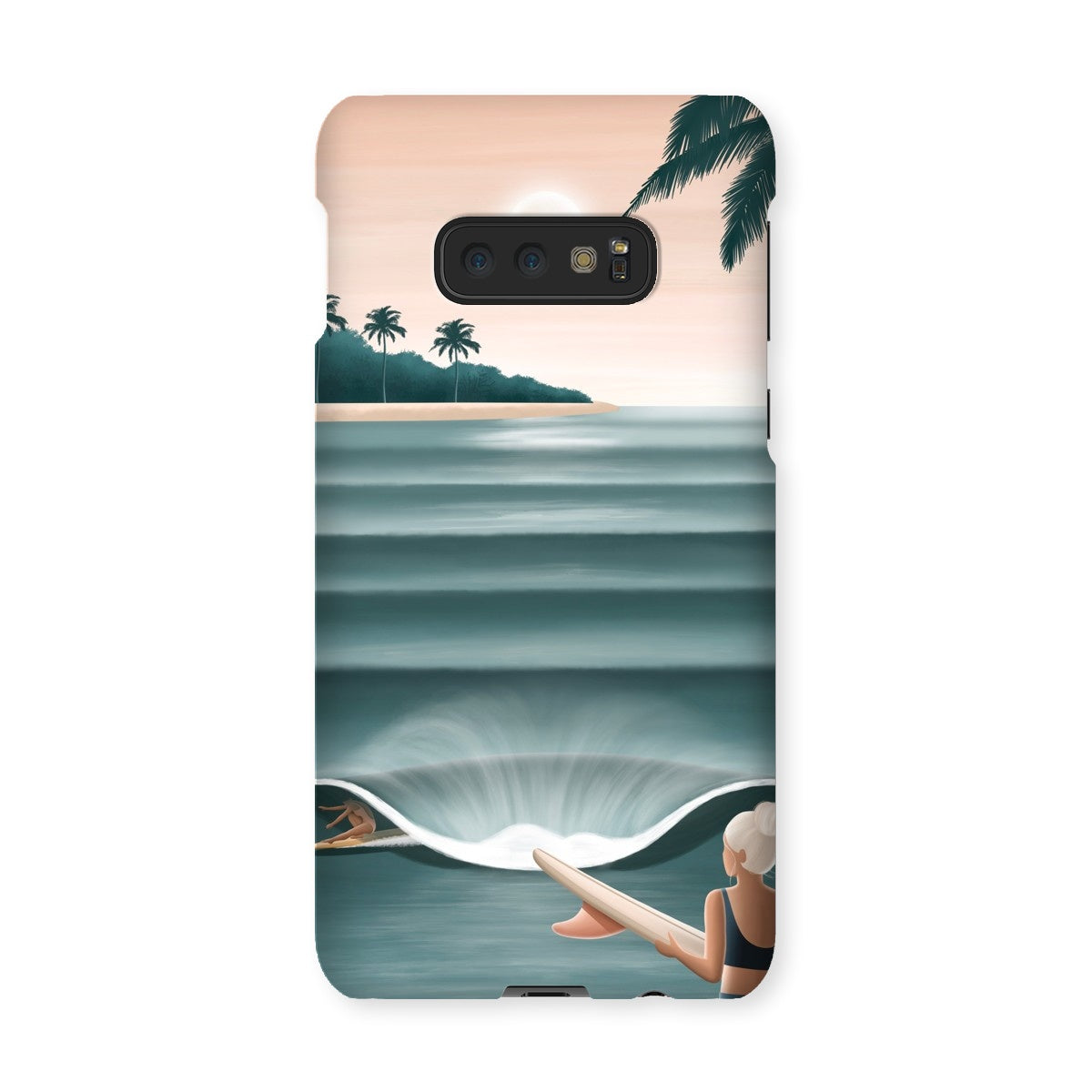 Dreamy lines slim phone case