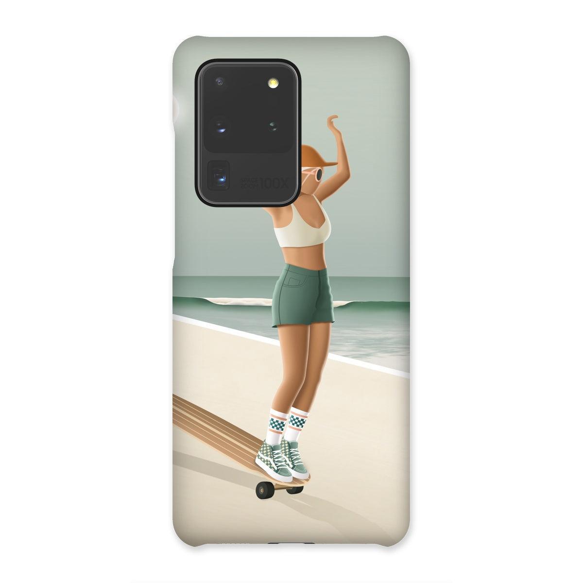 Cuelgue diez funda delgada para teléfono