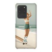 Cuelgue diez funda delgada para teléfono