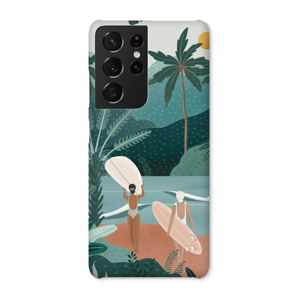 Jungle vibes sea slim phone case