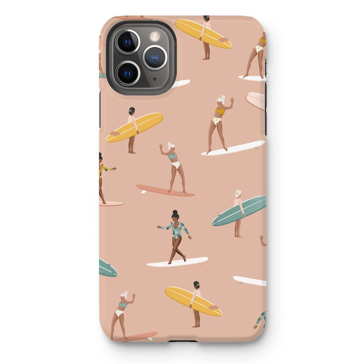 Surf pattern  Tough Phone Case