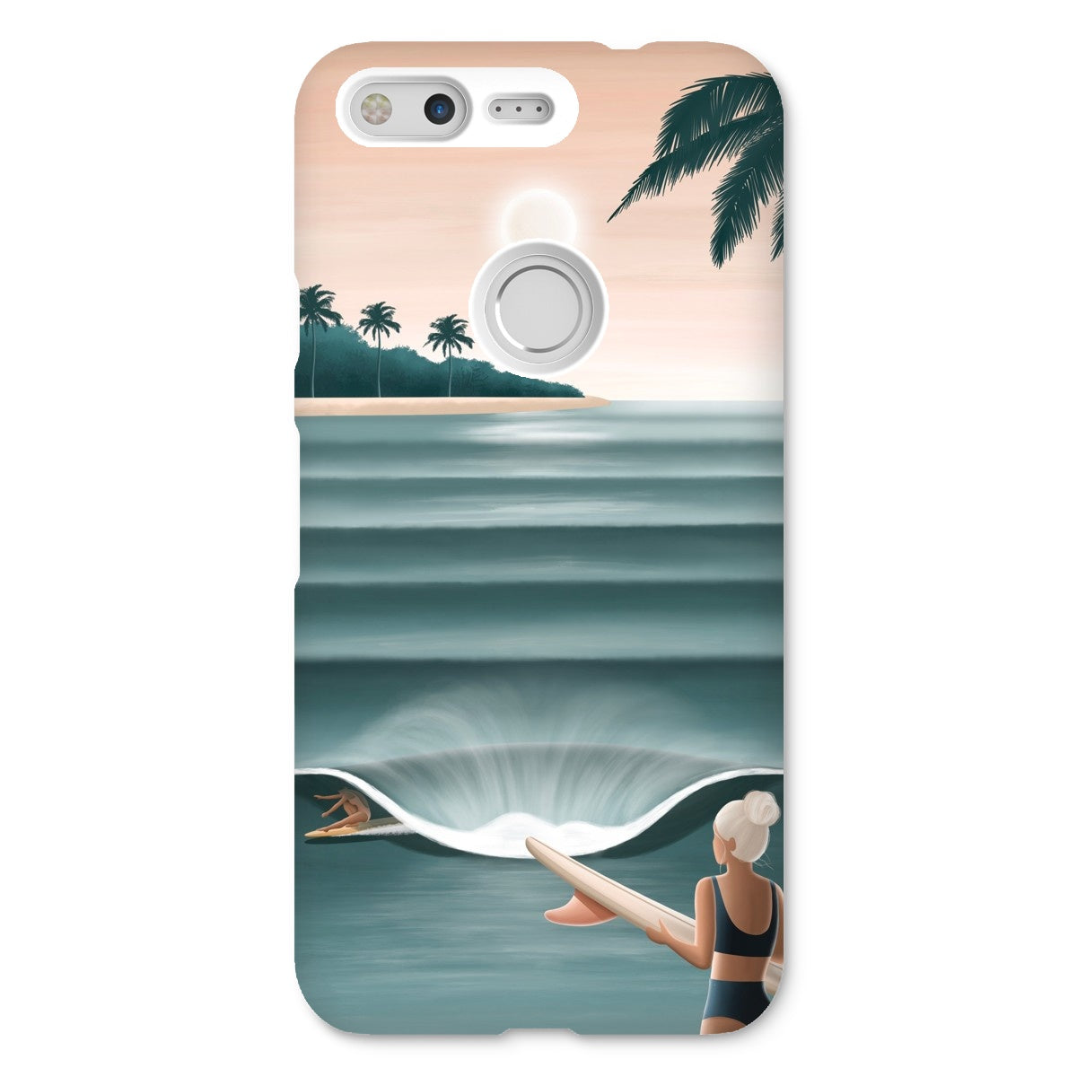 Dreamy lines slim phone case