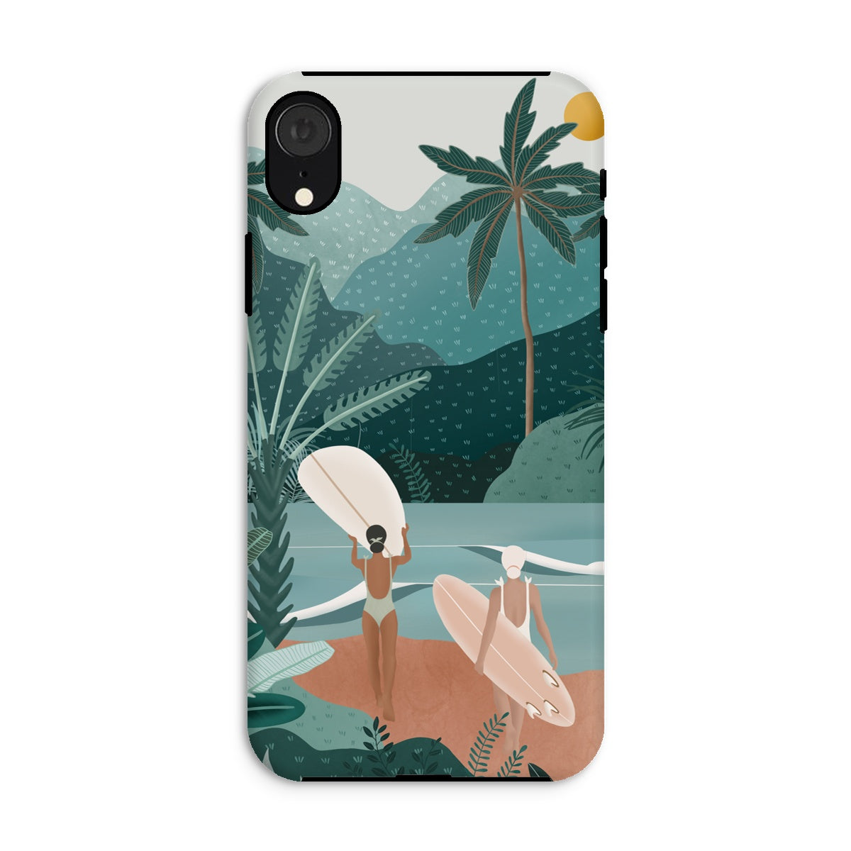 Funda para móvil reforzada Jungle vibes sea