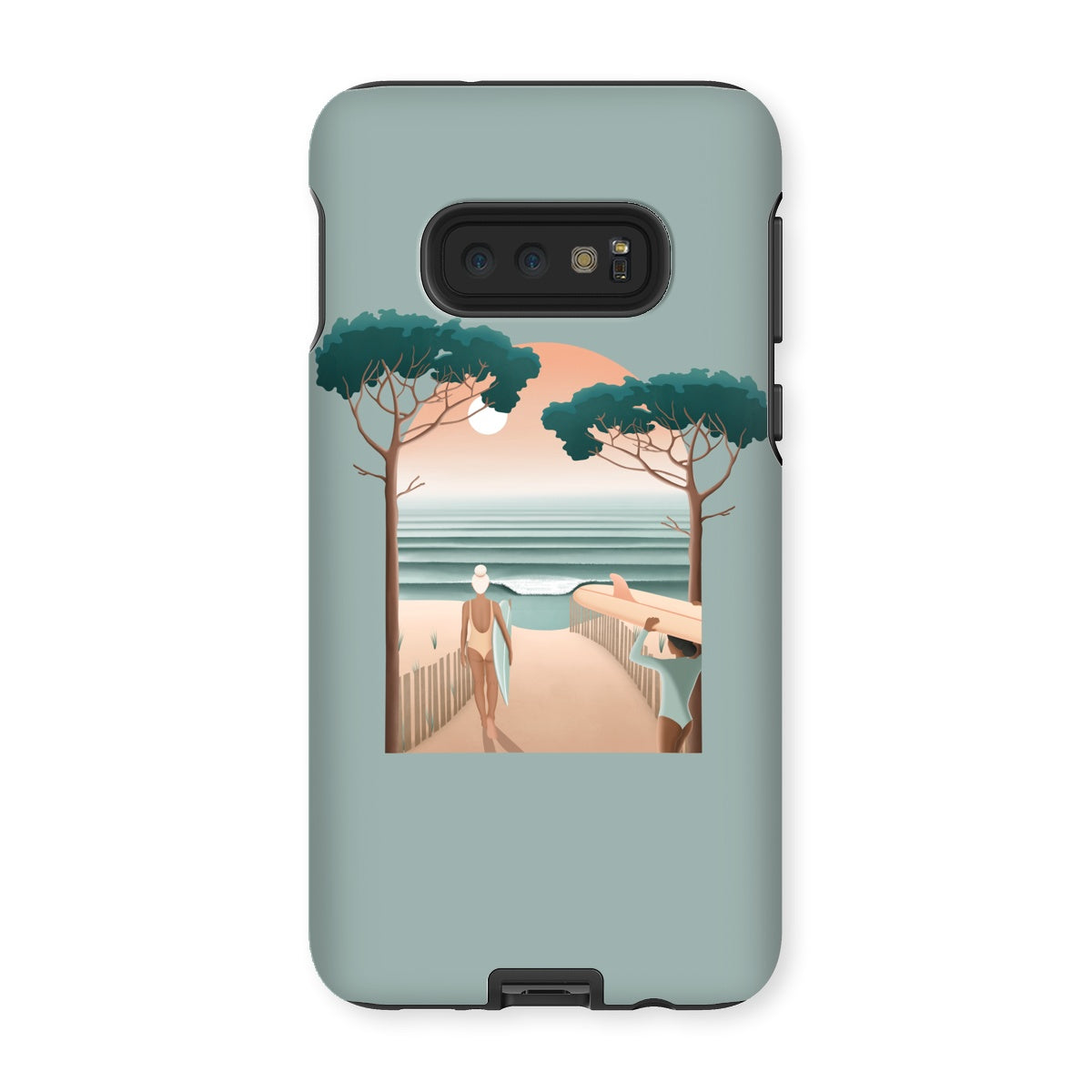 Coque de téléphone renforcée vue sur les Landes