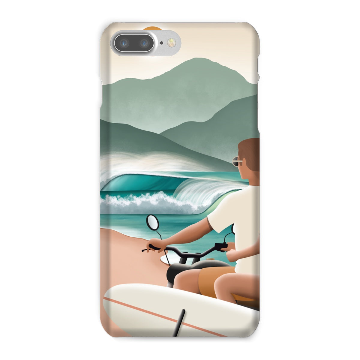 Estuche para teléfono delgado Surf Love