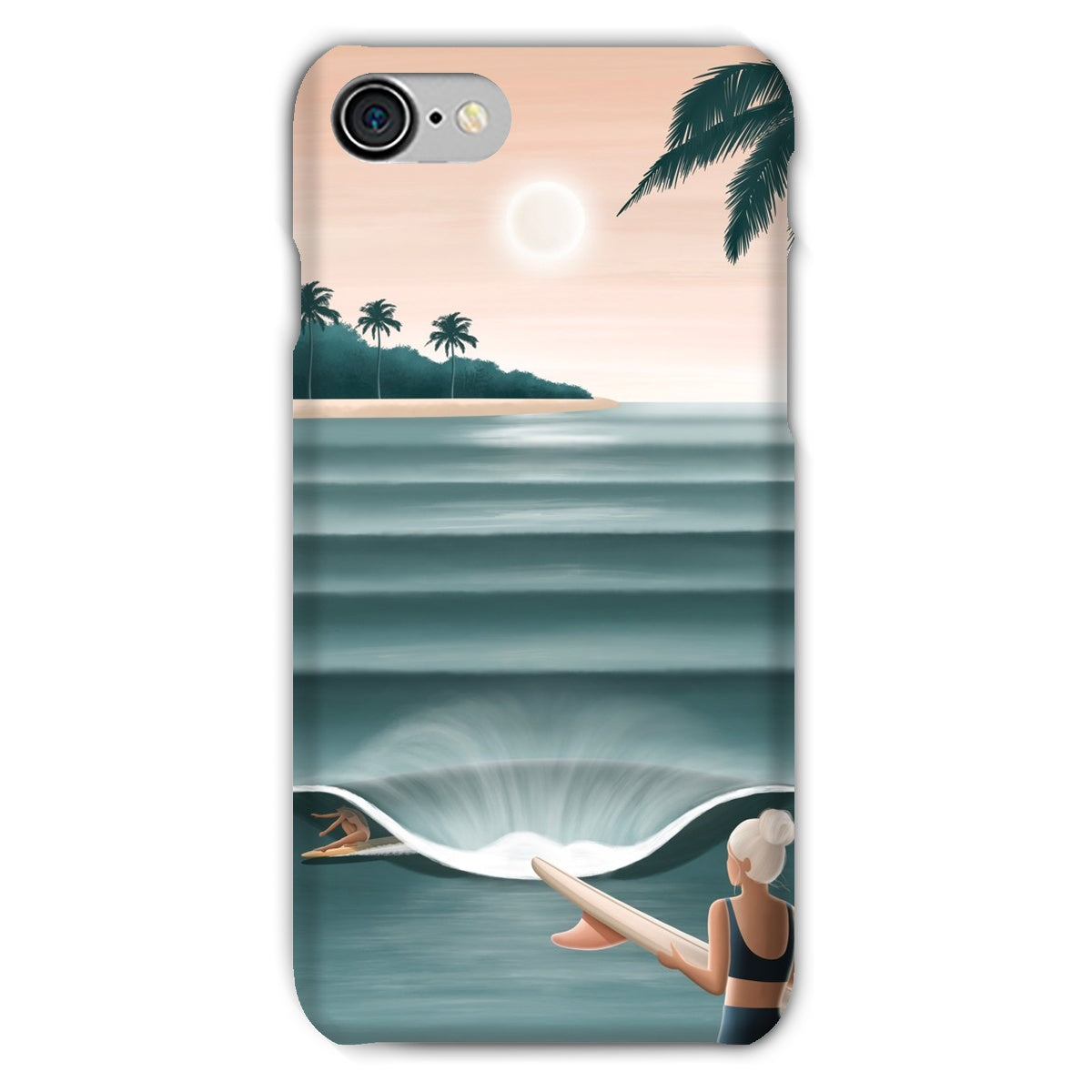 Dreamy lines slim phone case