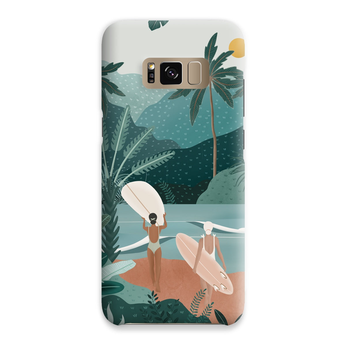 Jungle vibes sea slim phone case