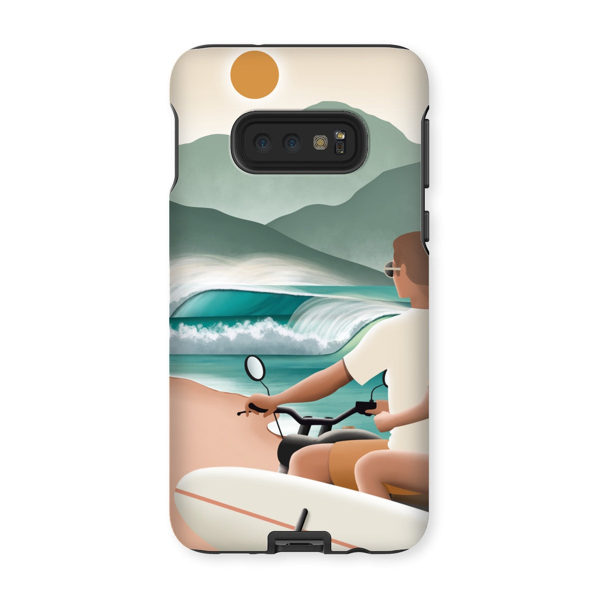 Surf love reinforced phone case