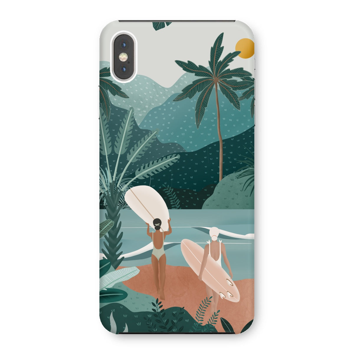 Jungle vibes sea slim phone case