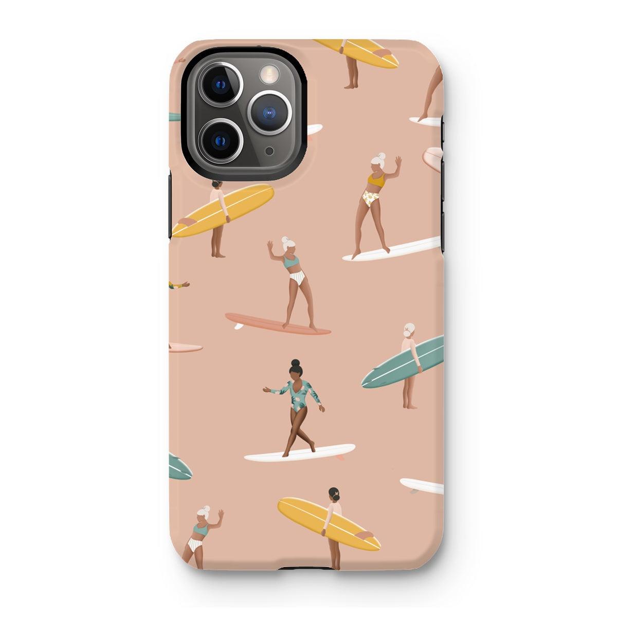 Surf pattern  Tough Phone Case