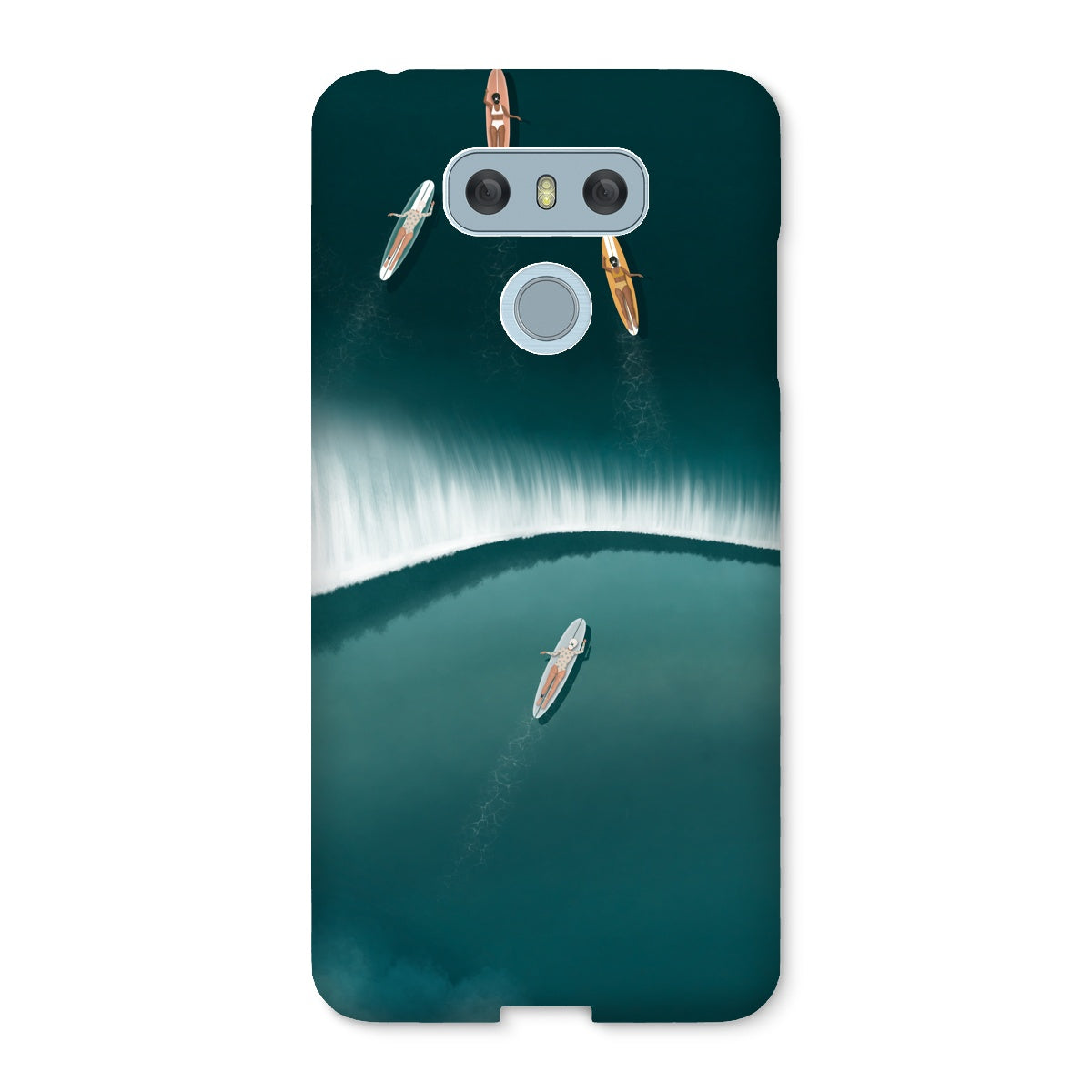 Slim Line up in Zicatela phone case