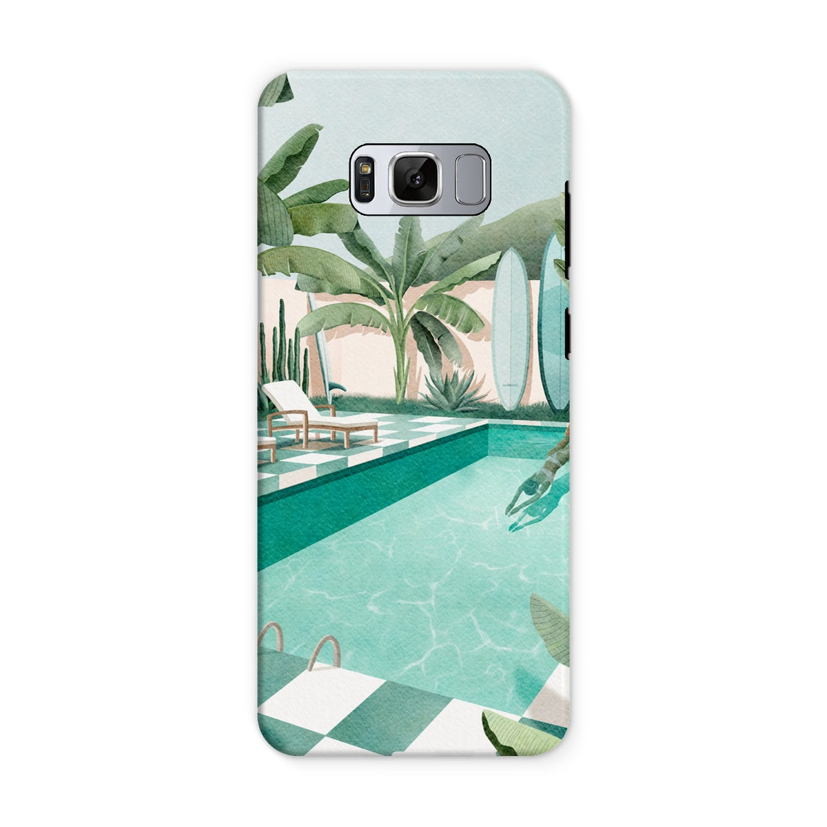 Coque de téléphone renforcée Tropical vibes