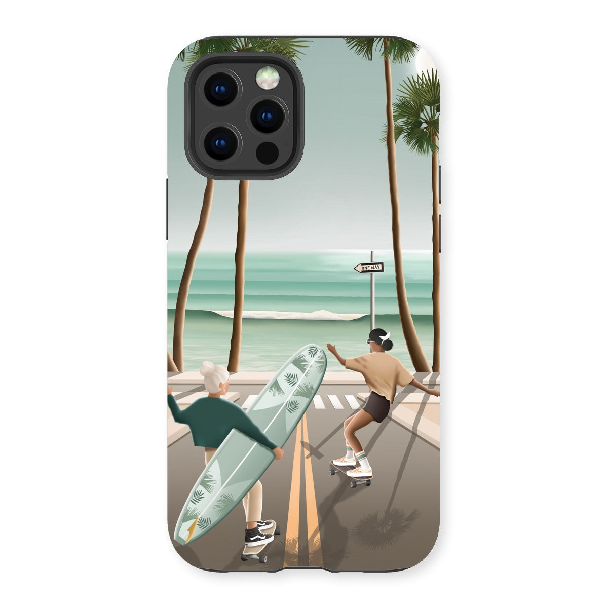 Coque de téléphone renforcée California vibes