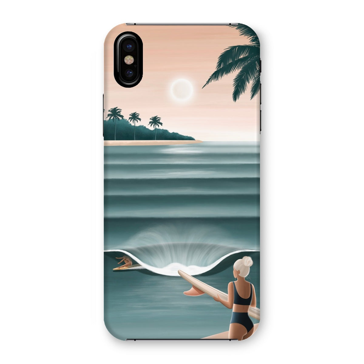 Dreamy lines slim phone case