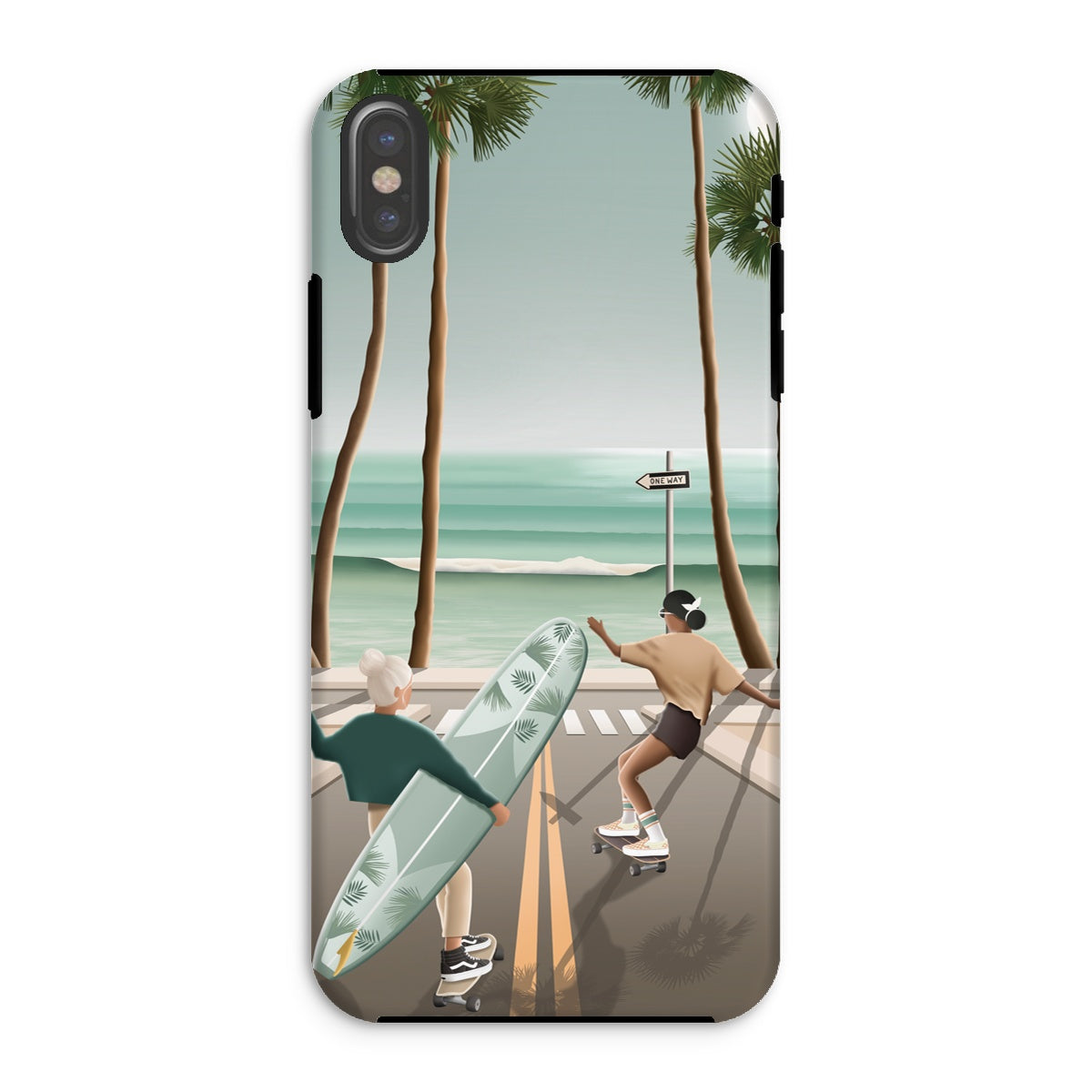 Coque de téléphone renforcée California vibes